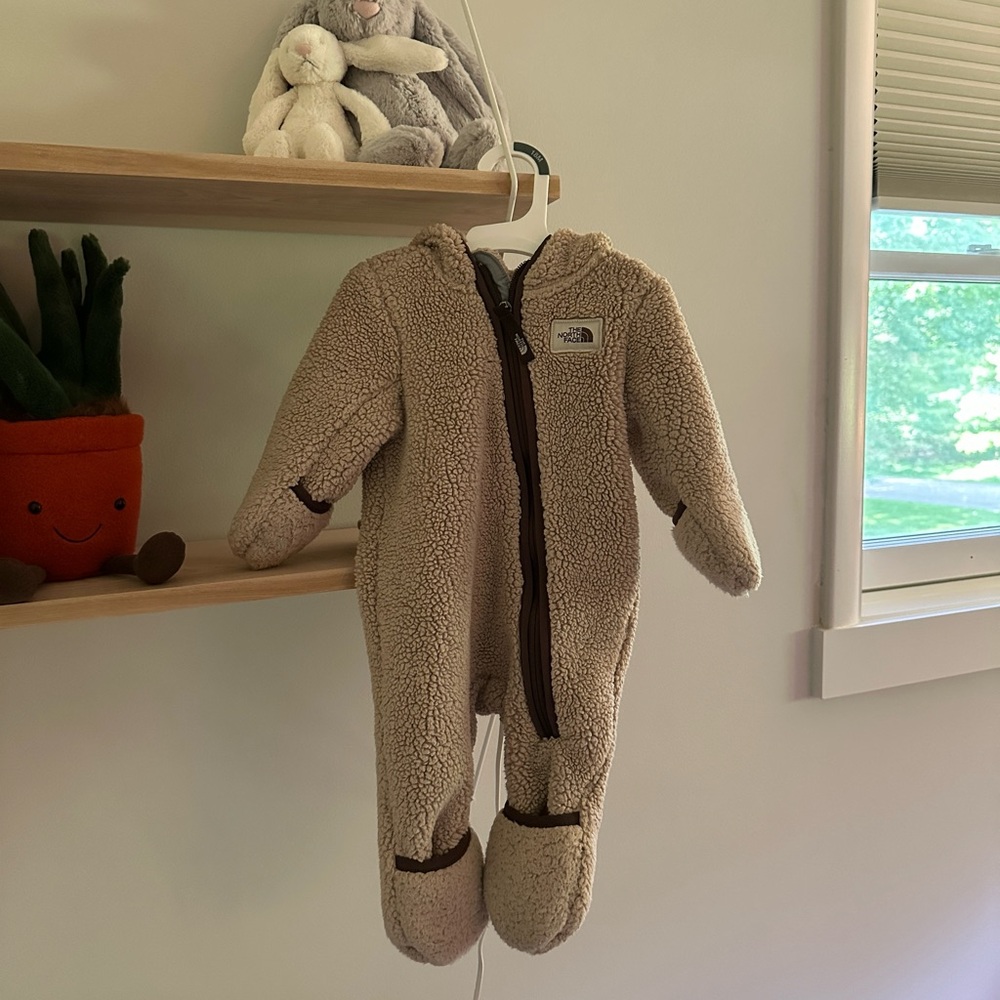 North Face 3-6 month baby bunting
